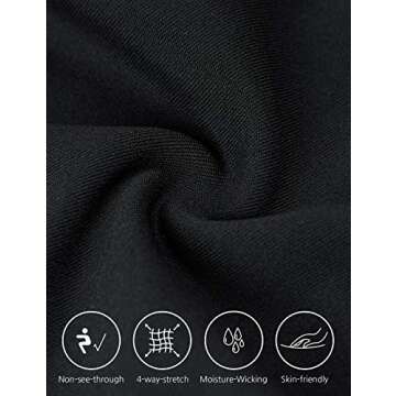 ZUTY Women's Biker Shorts - High Waist & Hidden Pockets