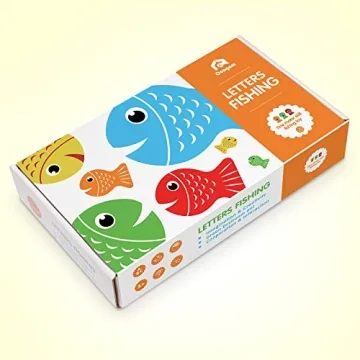 Coogam Wooden Magnetic Fishing Game for Learning Play