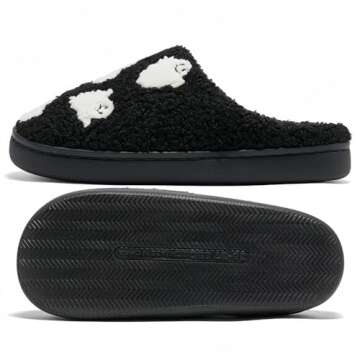 GEBUFAW Happy Face Slippers for Everyone