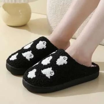 GEBUFAW Happy Face Slippers for Everyone