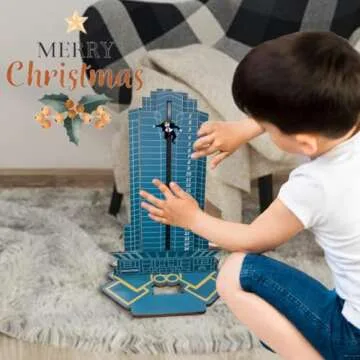 Die Hard Advent Calendar 2024,Nakatomi Plaza Advent Calendar,Christmas Countdown Calendar Gifts for kids Adults,24 Days Tabletop Wooden Christmas Ornament Diehard Advent Calendar