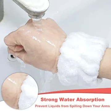 8 Pcs Spa Wrist Washband Set - Stay Dry & Stylish
