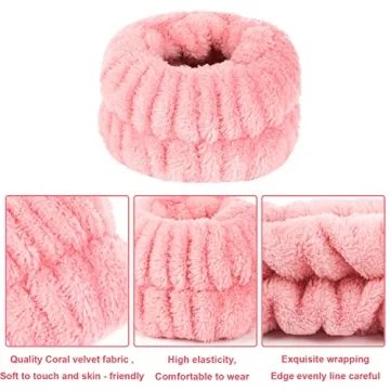 8 Pcs Spa Wrist Washband Set - Stay Dry & Stylish