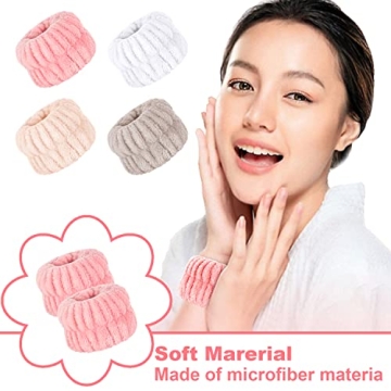 8 Pcs Spa Wrist Washband Set - Stay Dry & Stylish