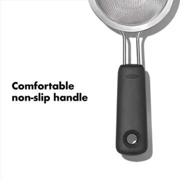 OXO Good Grips 3-Inch Mini Strainer, Multicolor, Black