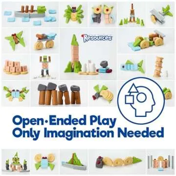 Taksa Toys 72-Piece Educational Building Blocks for Kids