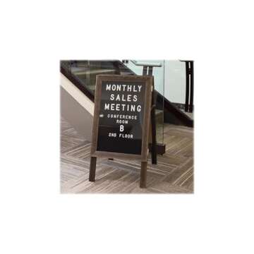 Excello Large A-Frame Letter Board for Business & Events