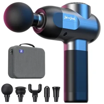 BOB AND BRAD C2 Massage Gun, Deep Tissue Percussion Massager Gun, Muscle Massager with 5 Speeds and ...