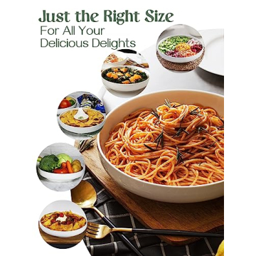 Elegant DOWAN Pasta Bowls - Perfect for Entertaining