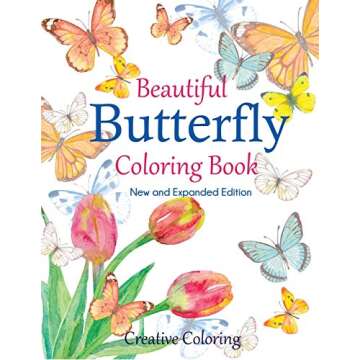 Beautiful Butterfly Coloring Book: New and Expanded Edition