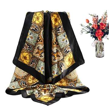 Satin Hair Scarfs - 3Pcs Large Stylish Head Accessories