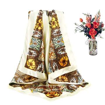 Satin Hair Scarfs - 3Pcs Large Stylish Head Accessories