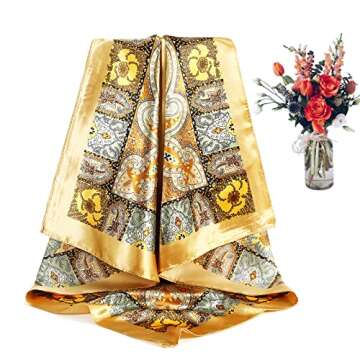 Satin Hair Scarfs - 3Pcs Large Stylish Head Accessories