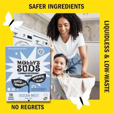 Molly’s Suds Eco-Friendly Laundry Detergent Sheets 70 Loads