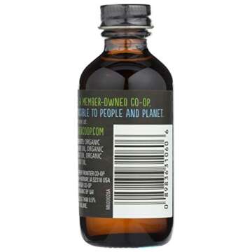 Frontier Organic Non-Alcoholic Mint Flavor 2-Ounce - Refreshing Taste for Baking and Beverages