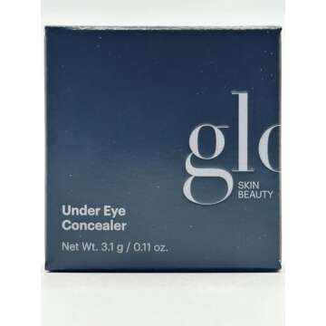 Glo Skin Beauty Under Eye Concealer Makeup with Duo Shades for Custom Blending - Corrects & Conceals Dark Circles & Redness - Buildable Longwearing Coverage (Golden)
