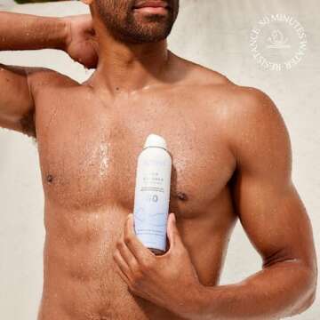 Sonrei Sea Clearly® Organic Mist Sunscreen | SPF 50, Broad Spectrum, Water-Resistant | Vegan, Non-Greasy | Ideal for Face & Body | 6 Fl Oz (Pack of 1)