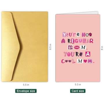 Funny Mother's Day Card, Humorous Mother's Day Card for Mom Sister Friend, Mother's Day Card Gifts f...