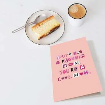 Funny Mother's Day Card, Humorous Mother's Day Card for Mom Sister Friend, Mother's Day Card Gifts for Her, Not A Regular Mom You're A Cool Mom