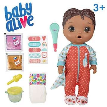 Interactive Baby Alive Mix My Medicine Doll for Kids