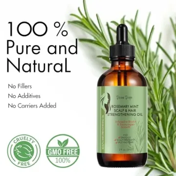 Divine Drop Rosemary Mint Hair Strengthening Oil 2oz