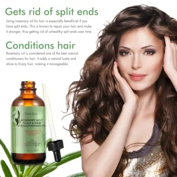 Divine Drop Rosemary Mint Hair Strengthening Oil 2oz