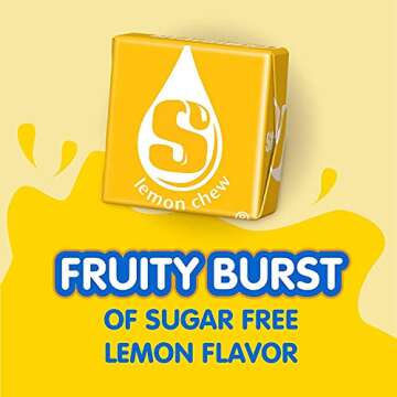 Starburst Singles To Go Powdered Drink Mix, Lemon, 3 Boxes with 6 Packets Each - 18 Total Servings, Sugar-Free Drink Powder, Just Add Water, 6 count (Pack of 3)