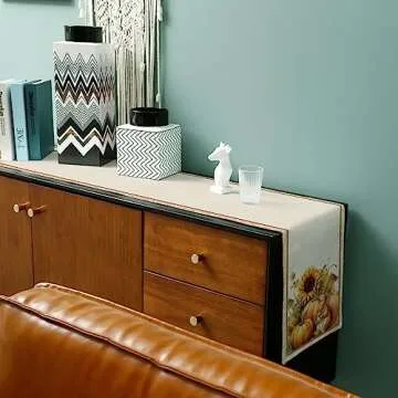 Thanksgiving Pumpkins Table Runner for Elegant Home Decor