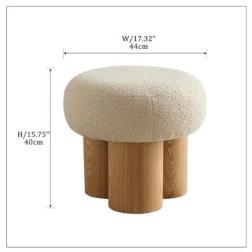 LETBASK Cute Small Footrest Ottoman for Comfort & Style