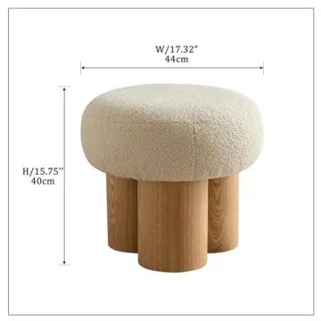 LETBASK Cute Small Footrest Ottoman for Comfort & Style