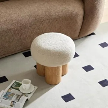 LETBASK Cute Small Footrest Ottoman for Comfort & Style