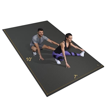 GXMMAT Extra Wide Large Exercise Mat 12'x7'/10'x7/8'x7(7mm) - A Must-Have Flooring Solution for Ever...