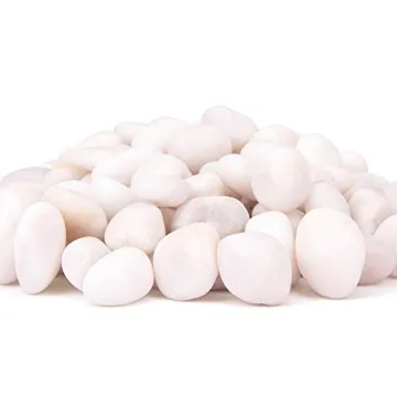 BLQH White Pebbles for Homes, Gardens, and Aquariums