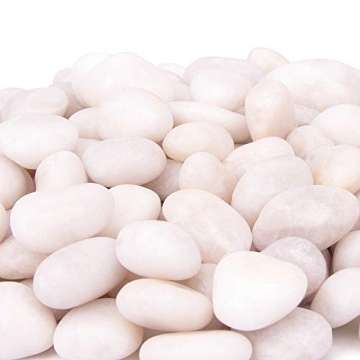BLQH White Pebbles for Homes, Gardens, and Aquariums