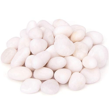 BLQH White Pebbles for Homes, Gardens, and Aquariums