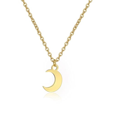 Holy Rose Moon Star Saturn Necklace for Music Lovers