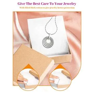 MESHA 20 Pcs Jewelry Gift Boxes with Cotton Filler