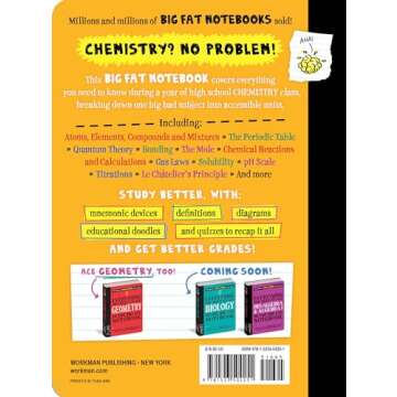 Workman Publishing Company - To Ace Chemistry in One Big Fat Notebook