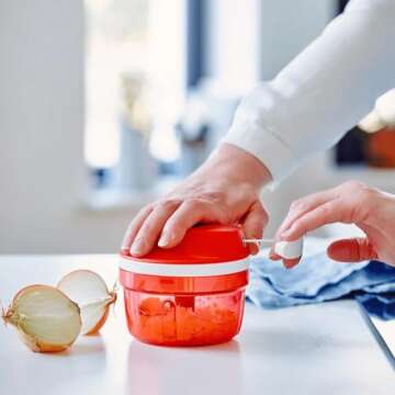 Tupperware Chop 'N Prep Chef in Salt Water Pink/Red