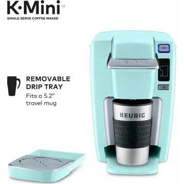 Keurig K15 Coffee Maker - Oasis Color Single Serve Brewer
