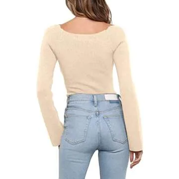 LILLUSORY Trendy Sweater for Women - Perfect for Nights Out