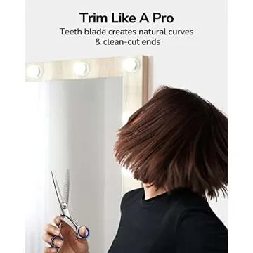 Hair Thinning Scissors ULG Professional Barber’s Texturizing Teeth Shears for Hairdressing, Salon and Home Use Thinning Shears for Hair Cutting, Made of Japanese Stainless Steel, 6.5 inch