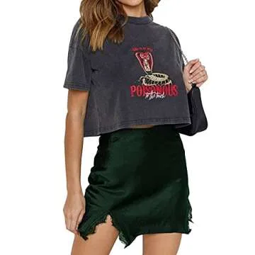 LYANER Women's High Waist Satin Lace Trim Mini Skirt