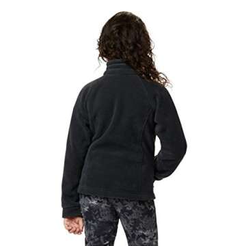 Columbia Youth Girls Toddler Benton Springs Fleece Jacket, Black, 4T