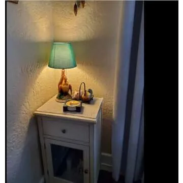 Elegant Othmro Lamp Shades – Handcrafted Green Fabric Design