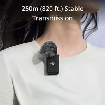 DJI Mic Wireless Lavalier Microphone 820 ft Range