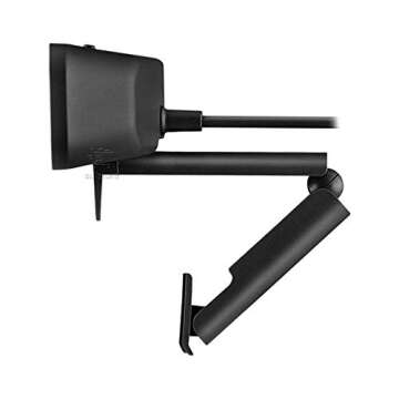 Logitech C925-E Webcam, HD 1080p/30fps Video Calling, Light Correction, Autofocus, Clear Audio, Privacy Shade, Works with Skype Business, WebEx, Lync, Cisco, PC/Mac/Laptop/Macbook - Black