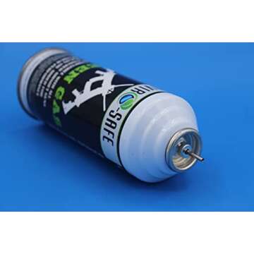 Green Gas for Airsoft BB, Pistol, Hand Gun, Rifle, case of 12 cans, 13.5 fl oz Each (Larger CANS)