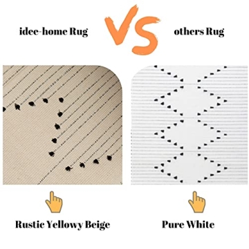 ideé-home Boho Rug Runner for Kitchen and Bathroom