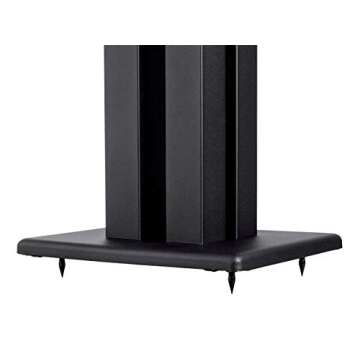 Monolith 24 Inch Speaker Stand - Supports 75 lbs, Adjustable Spikes